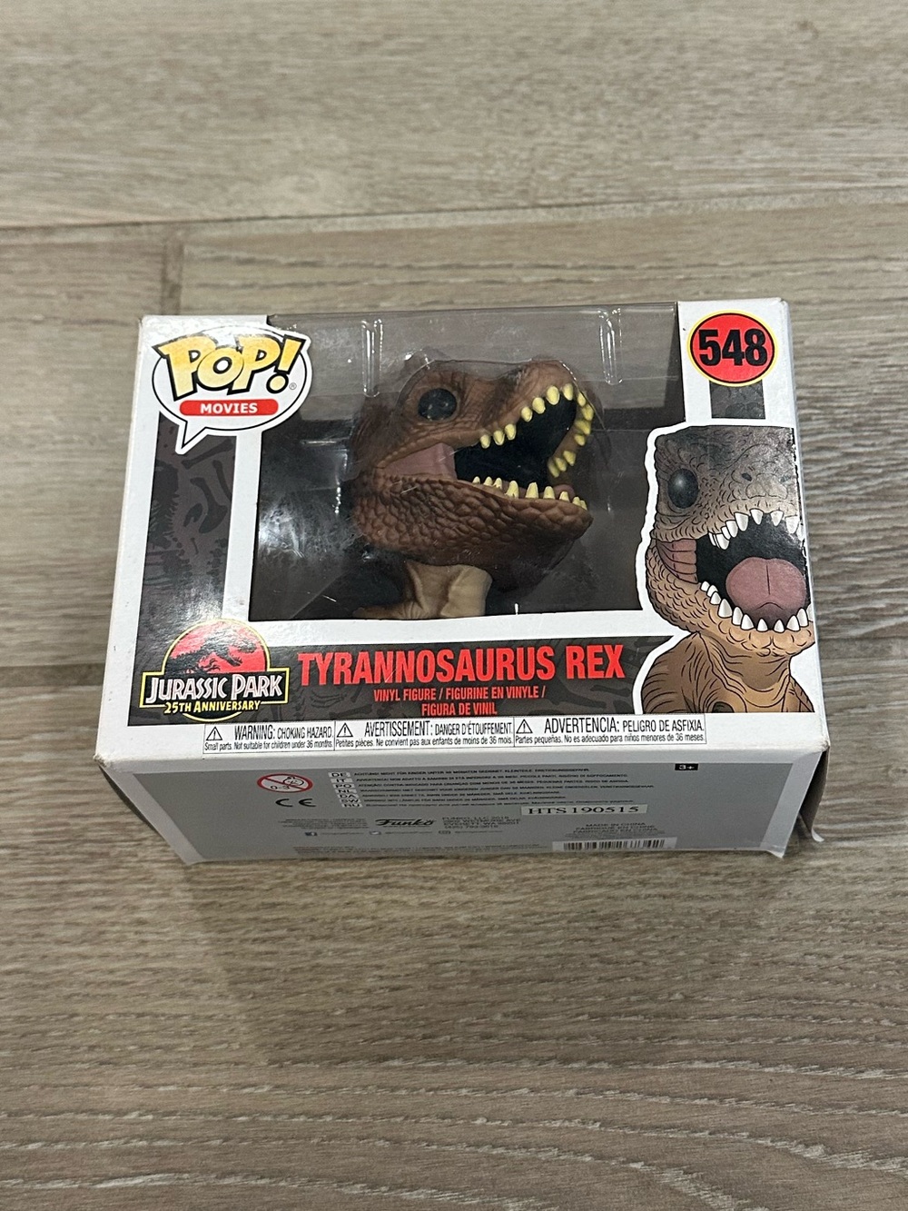 Funko Pop! Movies Jurassic Park 25th Anniversary Tyrannosaurus Rex Figure #548